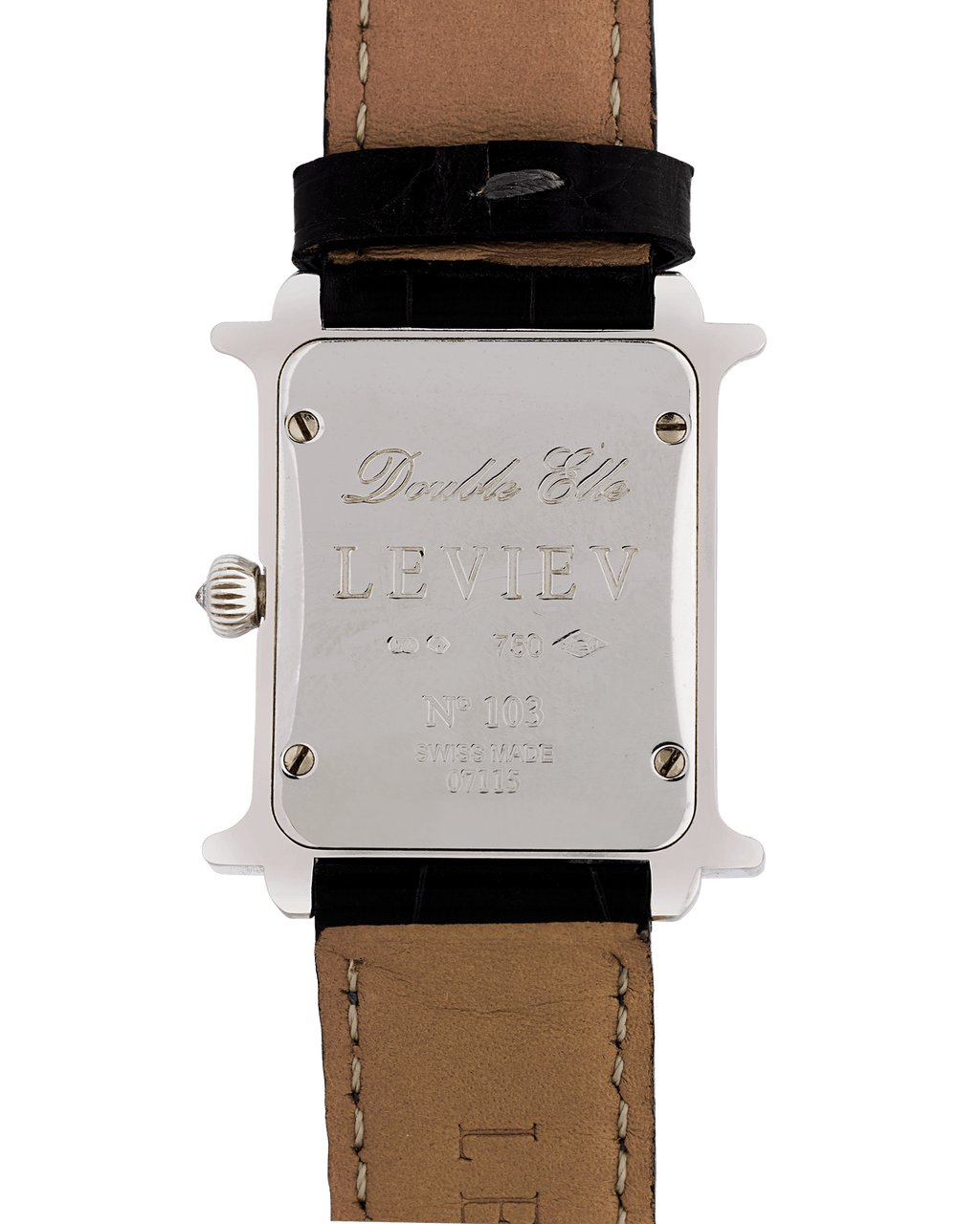 Leviev Double Elle White Gold Watch