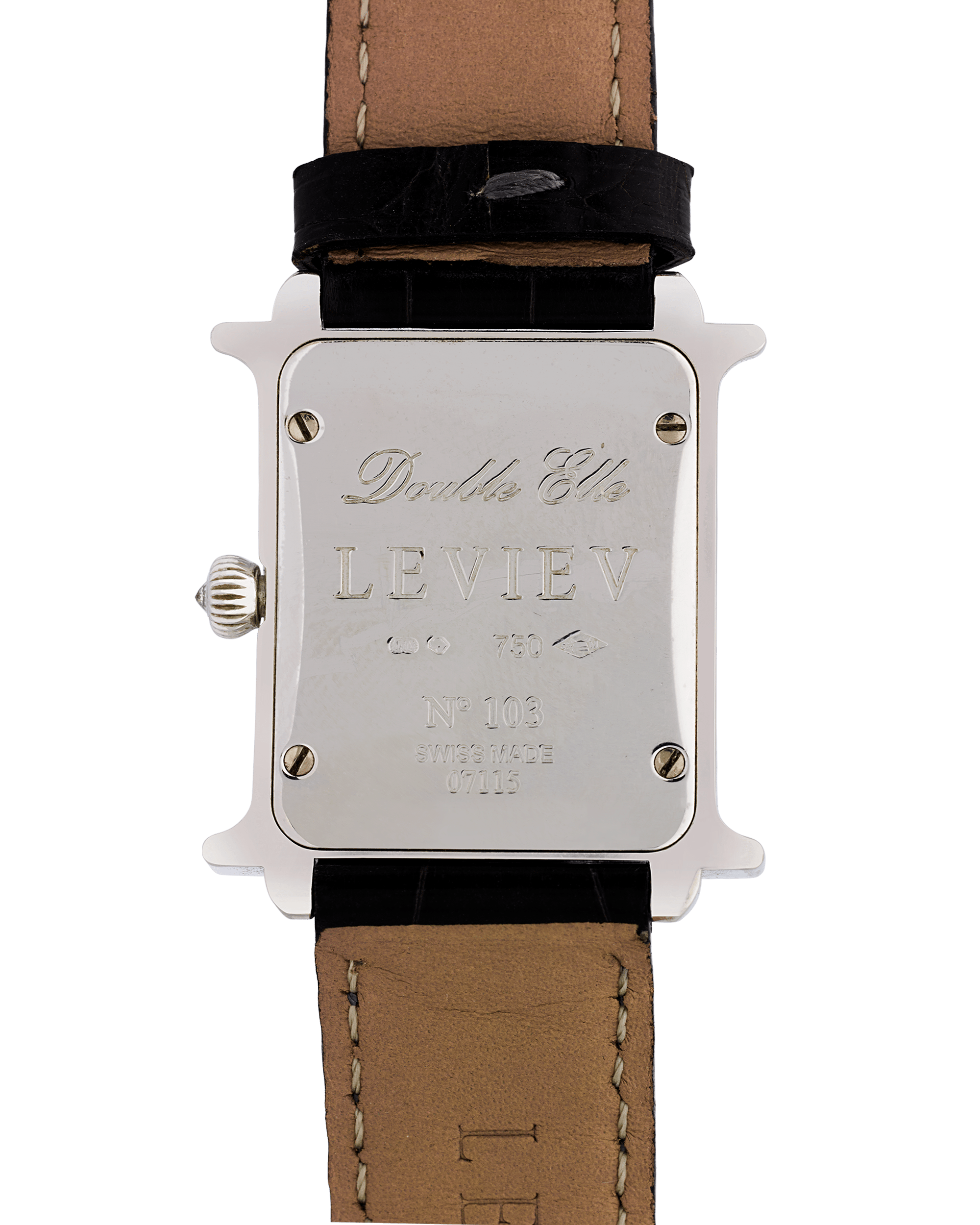Leviev Double Elle White Gold Watch