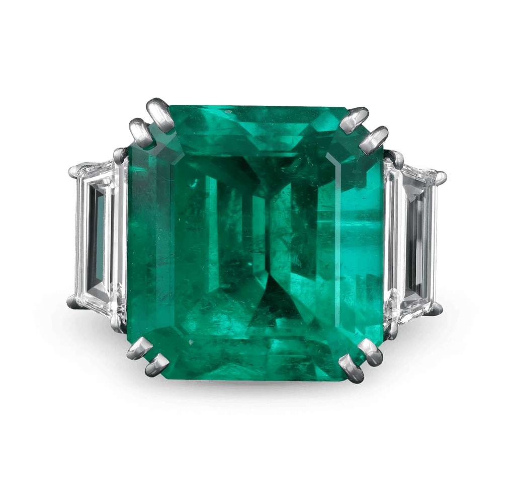 Colombian Emerald Ring, 20.66 Carats