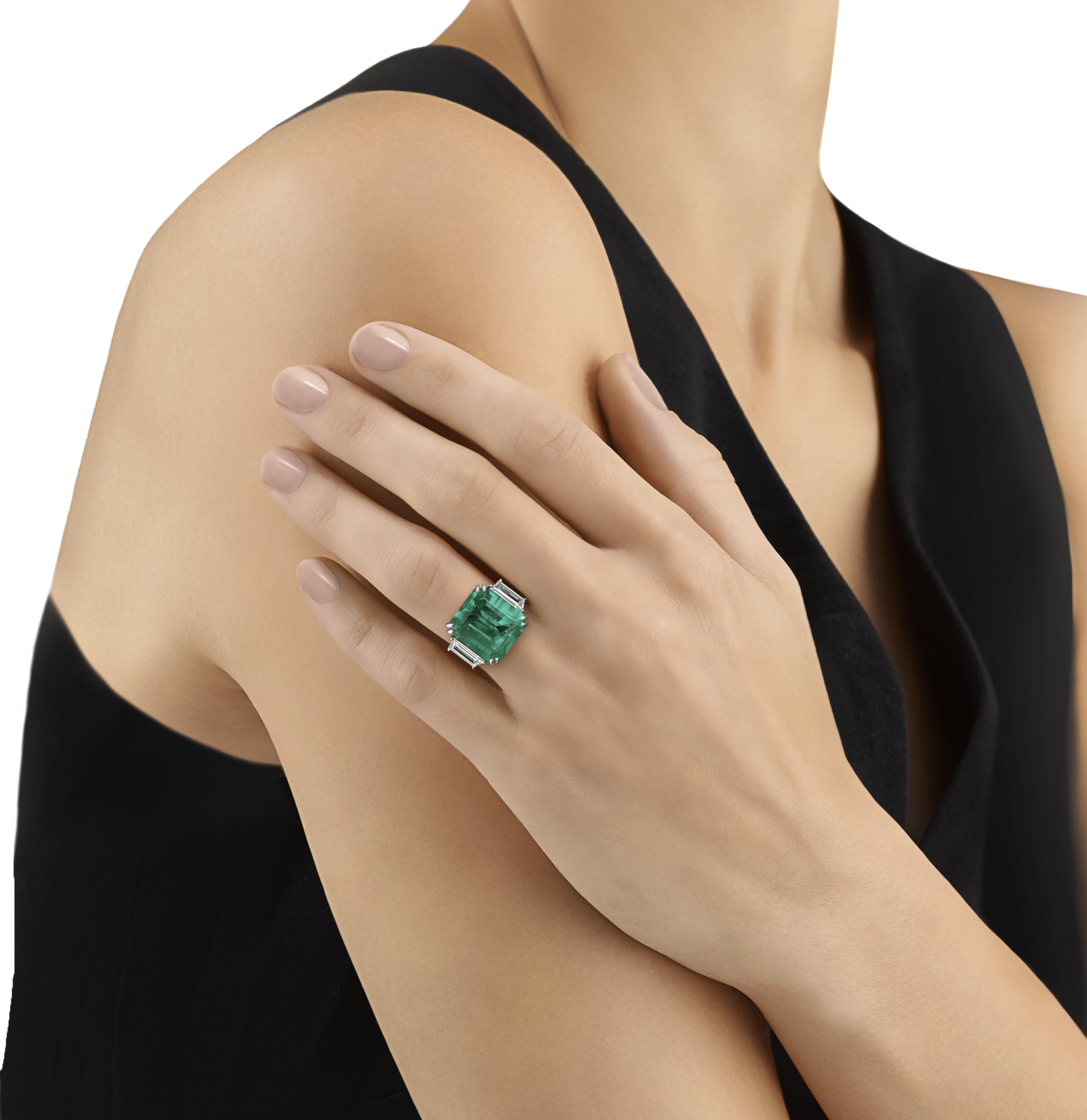 Colombian Emerald Ring, 20.66 Carats