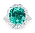 Untreated Colombian Emerald Ring, 6.61 Carats
