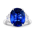 Ceylon Sapphire Ring, 8.11 Carats