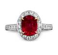 Untreated Mozambique Ruby Ring, 2.10 Carats