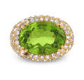 Oscar Heyman Peridot Ring, 8.79 Carats