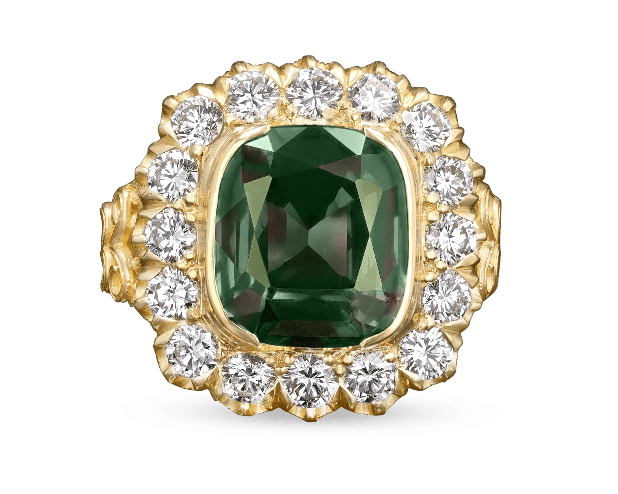 Cartier Color-Change Ceylon Alexandrite Ring, 6.29 Carats