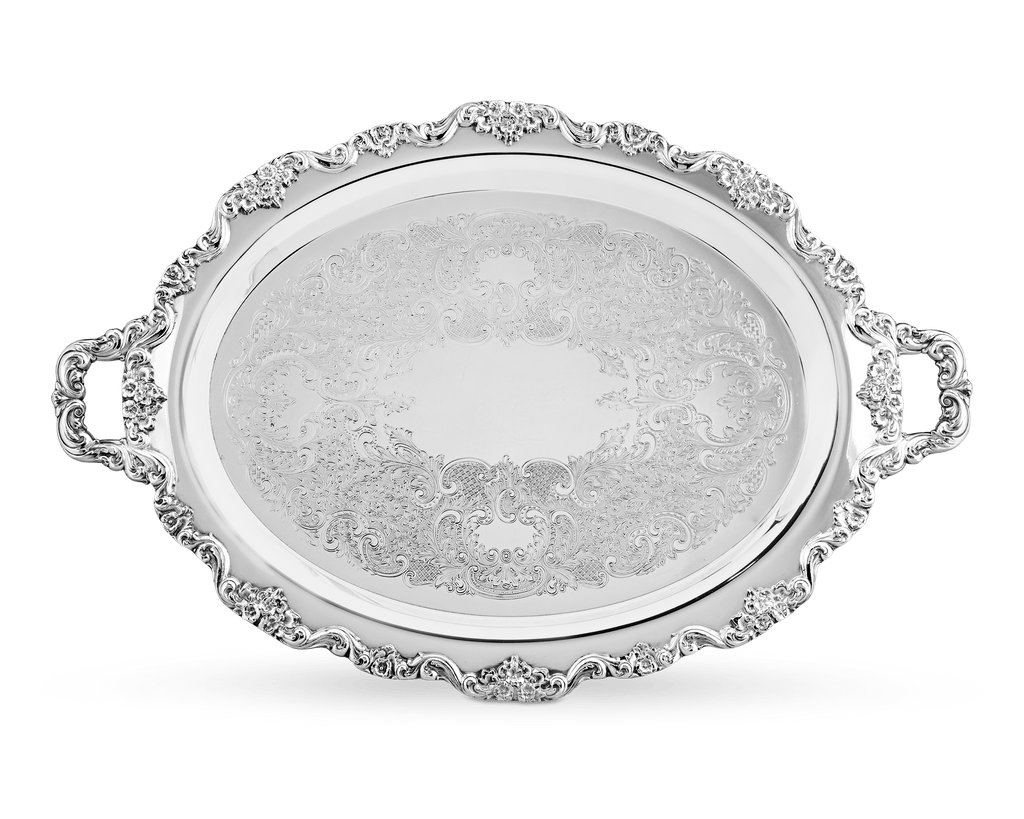 Silverplate Serving Tray by Poole
