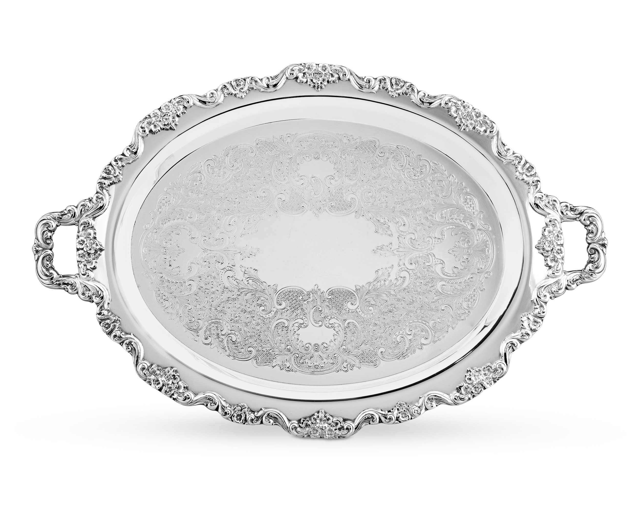 Silverplate Serving Tray by Poole