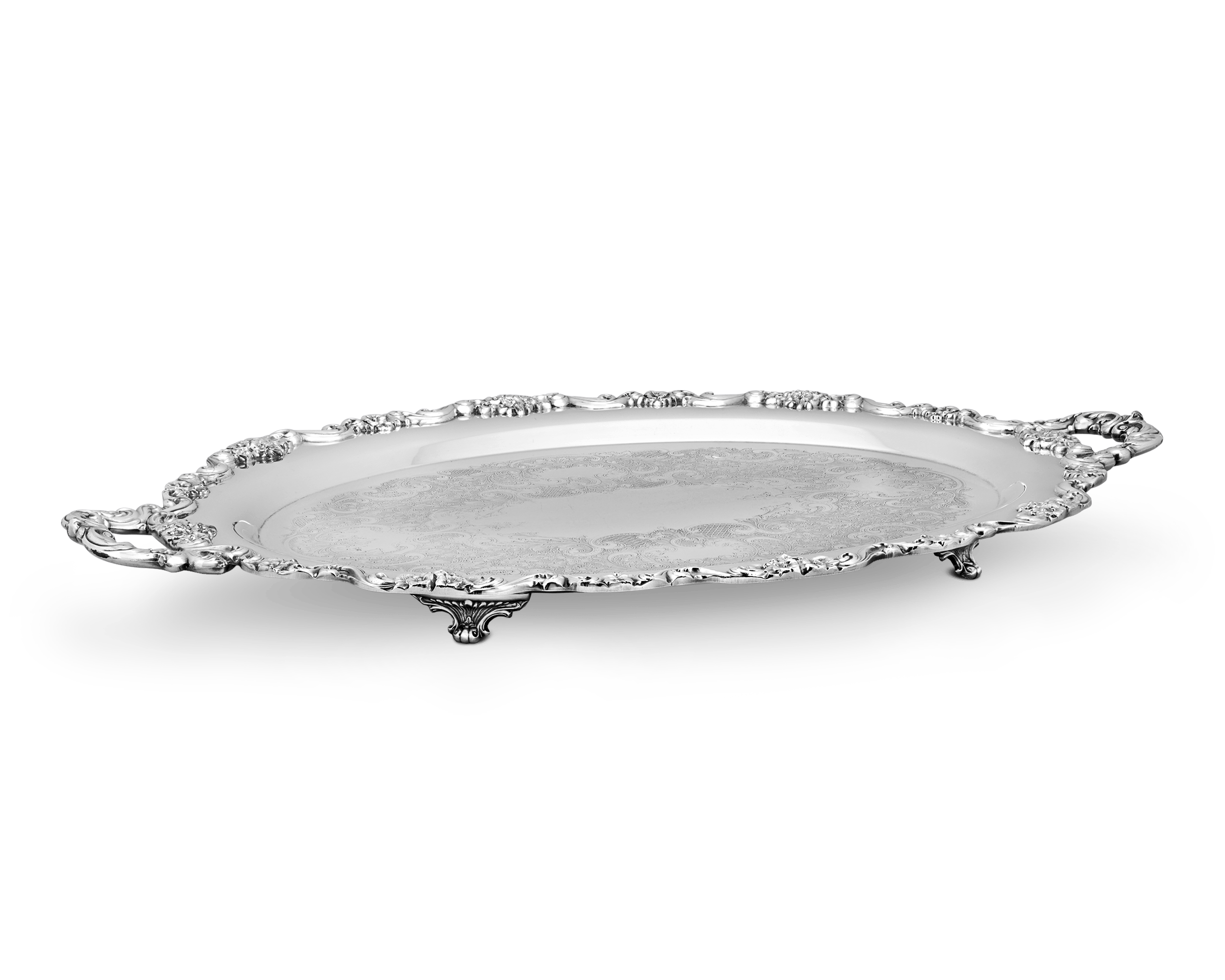 Silverplate Serving Tray by Poole
