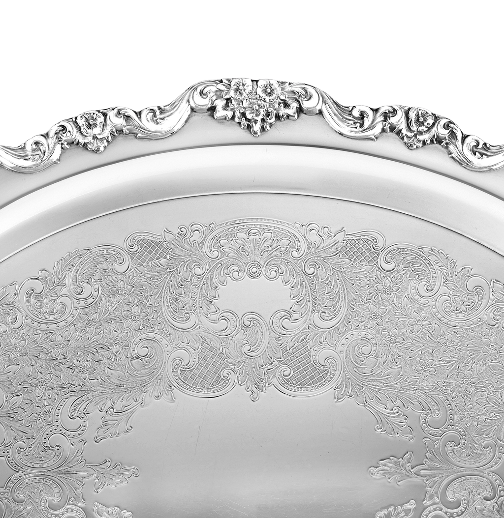 Silverplate Serving Tray by Poole