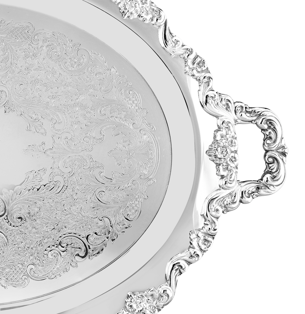 Silverplate Serving Tray by Poole