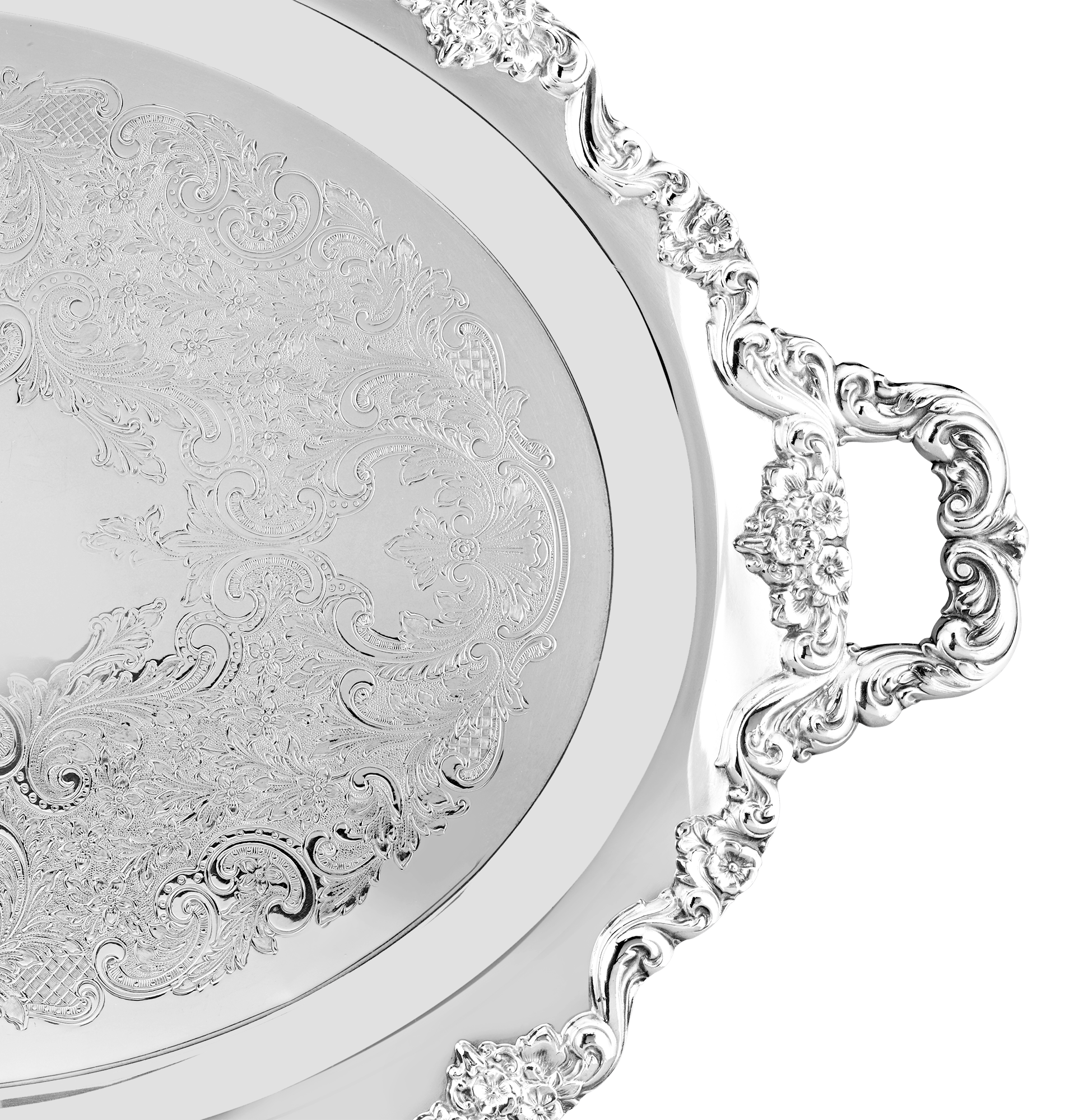 Silverplate Serving Tray by Poole