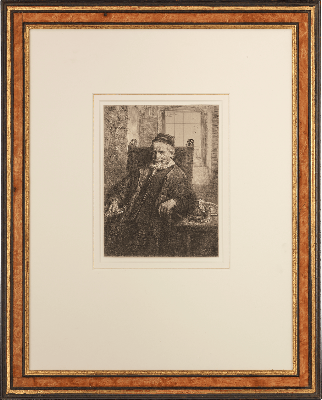 Jan Lutma, Goldsmith  by Rembrandt van Rijn