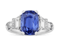Raymond Yard Untreated Sapphire Ring, 3.79 Carats