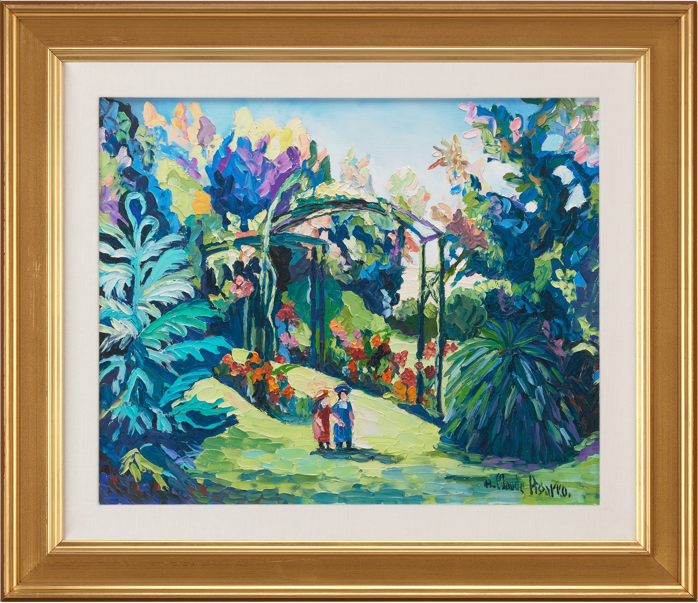 Les deux gamines au parc by H. Claude Pissarro