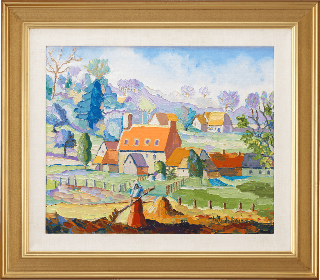 Les toits rouges by H. Claude Pissarro