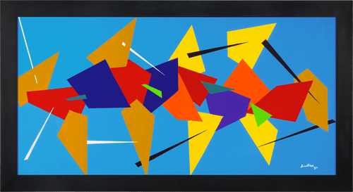 Blue Abstract by Frank Sinatra