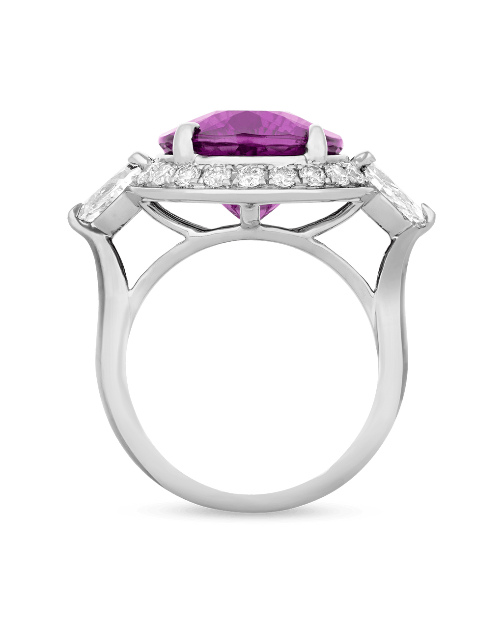 Color-Change Pyrope Garnet Ring, 8.85 Carats