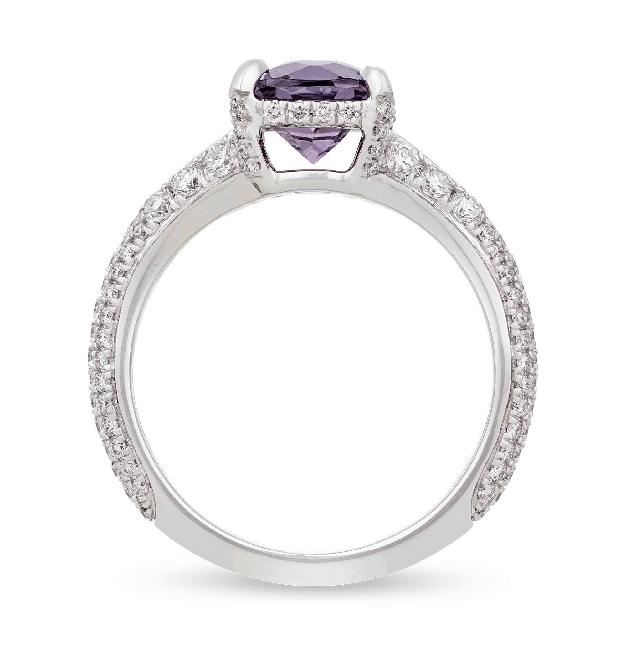 Burma Color-Change Zircon Ring, 2.22 Carats