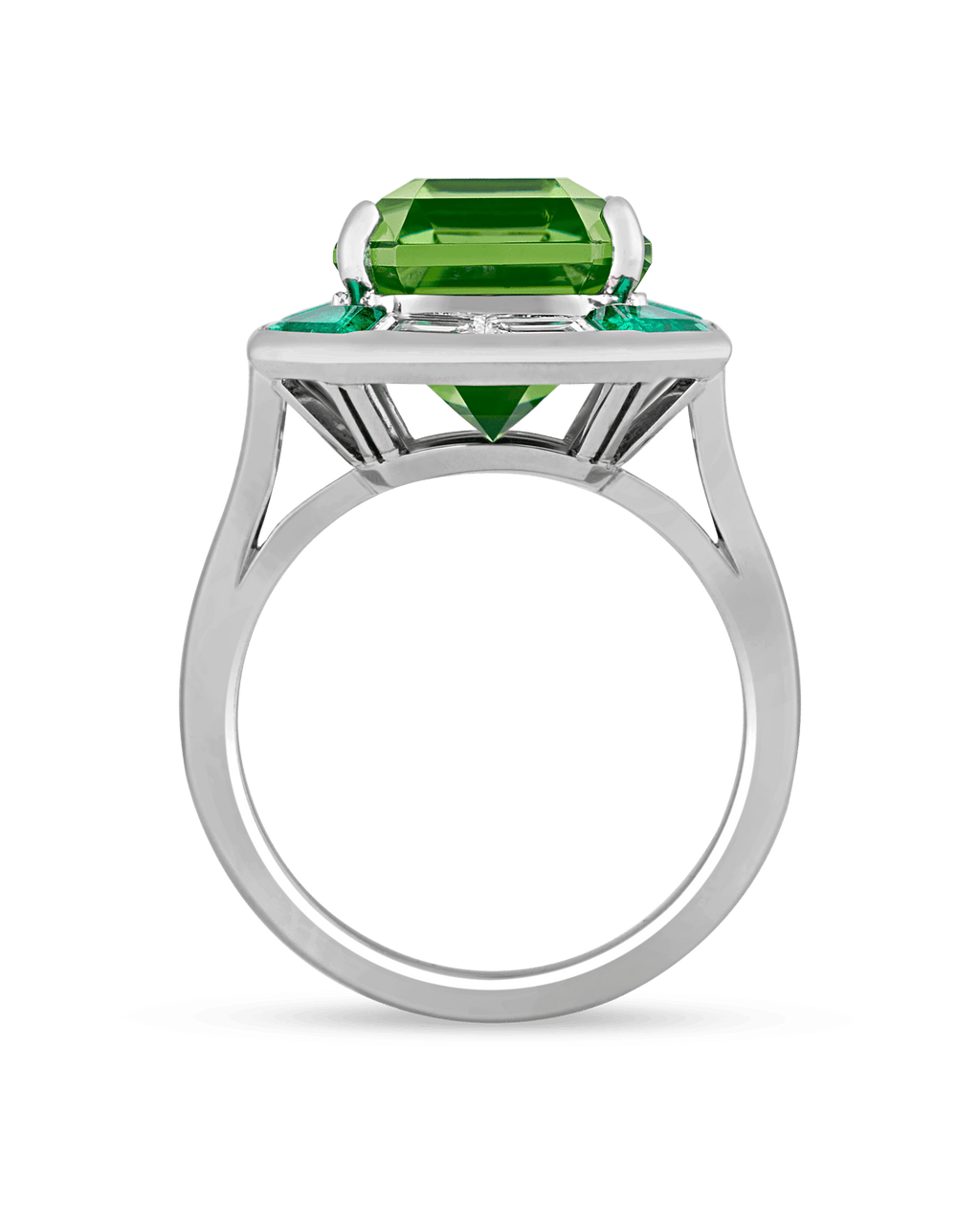 Oscar Heyman Mint Tourmaline Ring, 10.04 Carats
