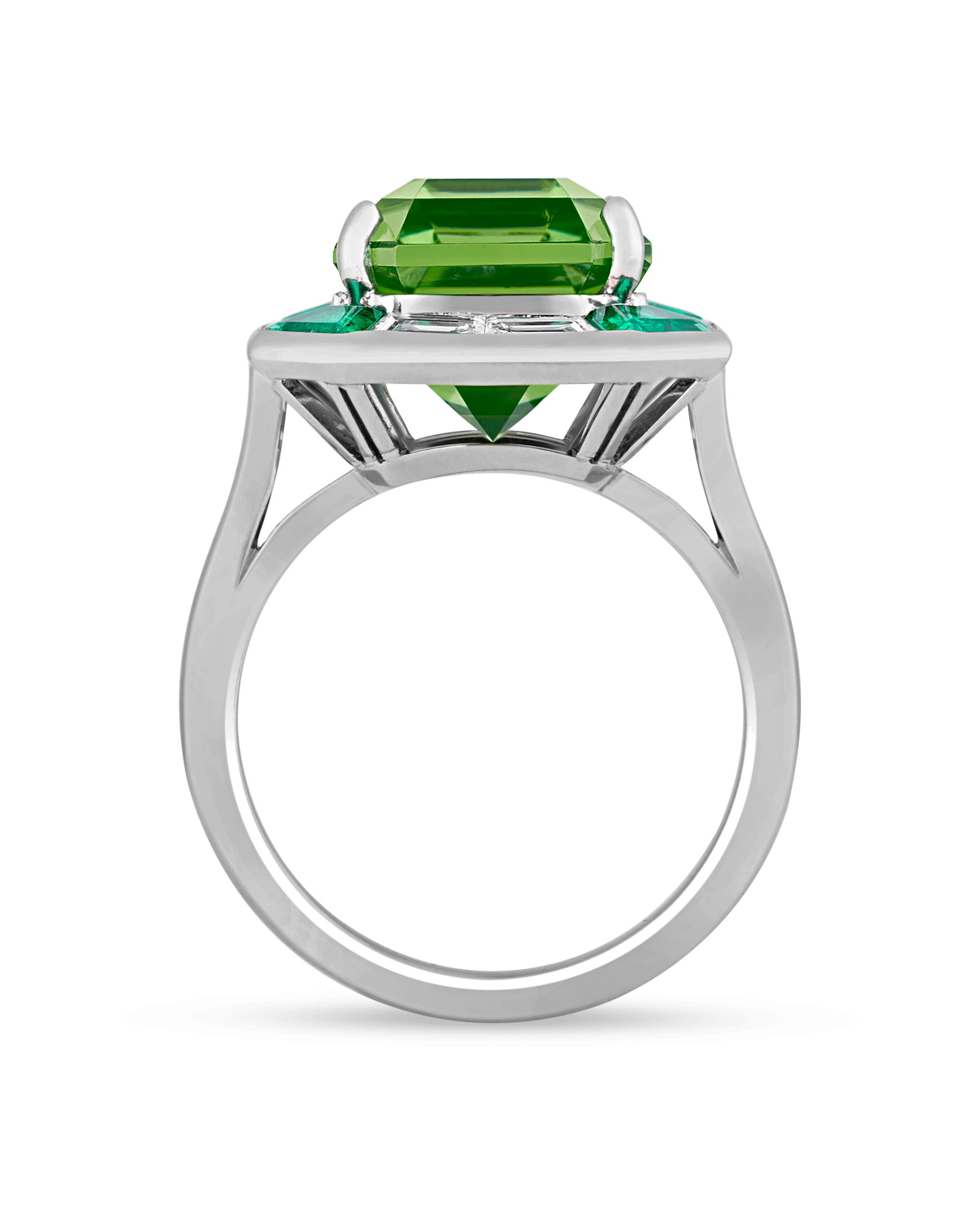 Oscar Heyman Mint Tourmaline Ring, 10.04 Carats