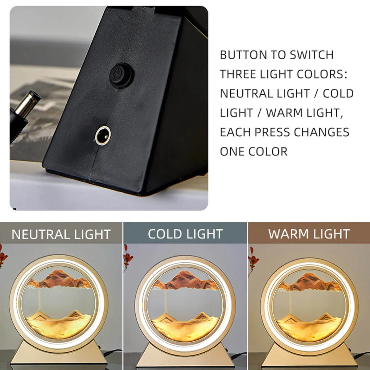 3D Hourglass Lamp