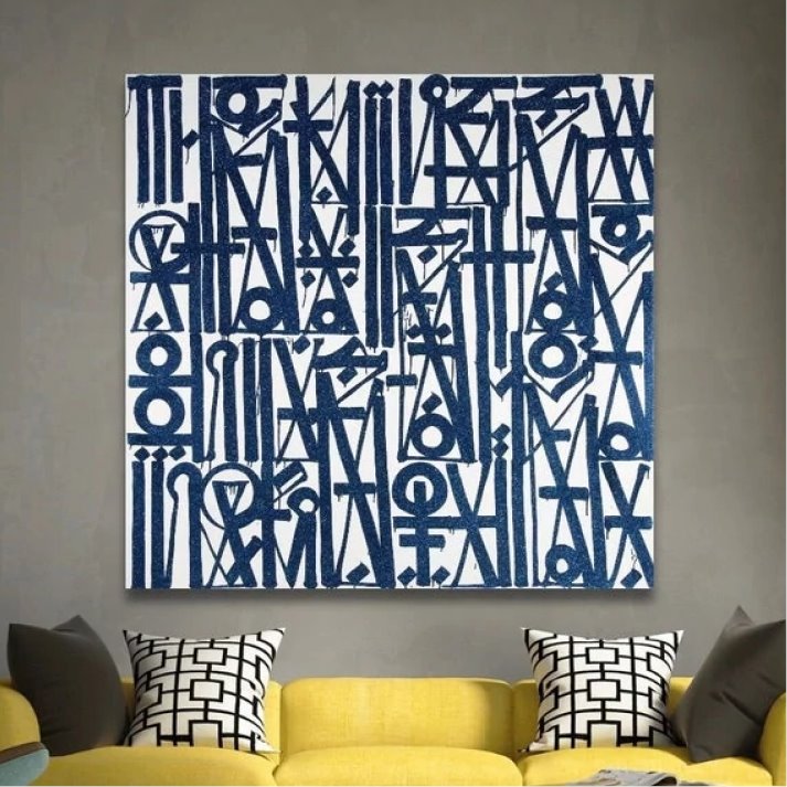 Abstract Calligraffiti Art