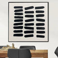 Black Sleepers Abstract Art