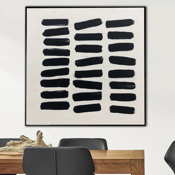 Black Sleepers Abstract Art
