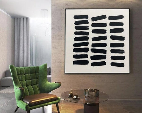 Black Sleepers Abstract Art