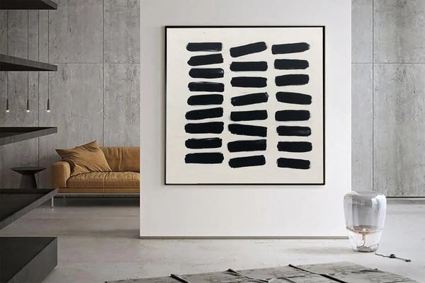 Black Sleepers Abstract Art