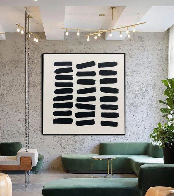 Black Sleepers Abstract Art