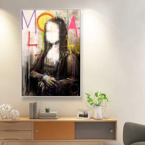 "Unknown Lisa" Graffiti Painting