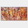 AUTUMN HARVEST: Impasto Floral Oil Painting in Warm Autumn Hues