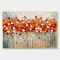 AUTUMN WHISPERS: Abstract Landscape Impasto Oil Painting