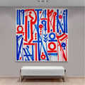 Abstract Calligraffiti