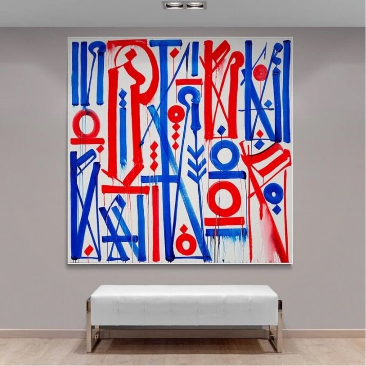Abstract Calligraffiti