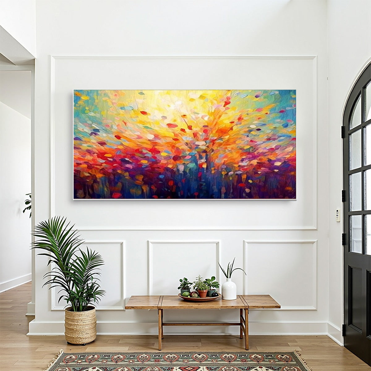 RADIANT DAWN: Abstract Oil Painting