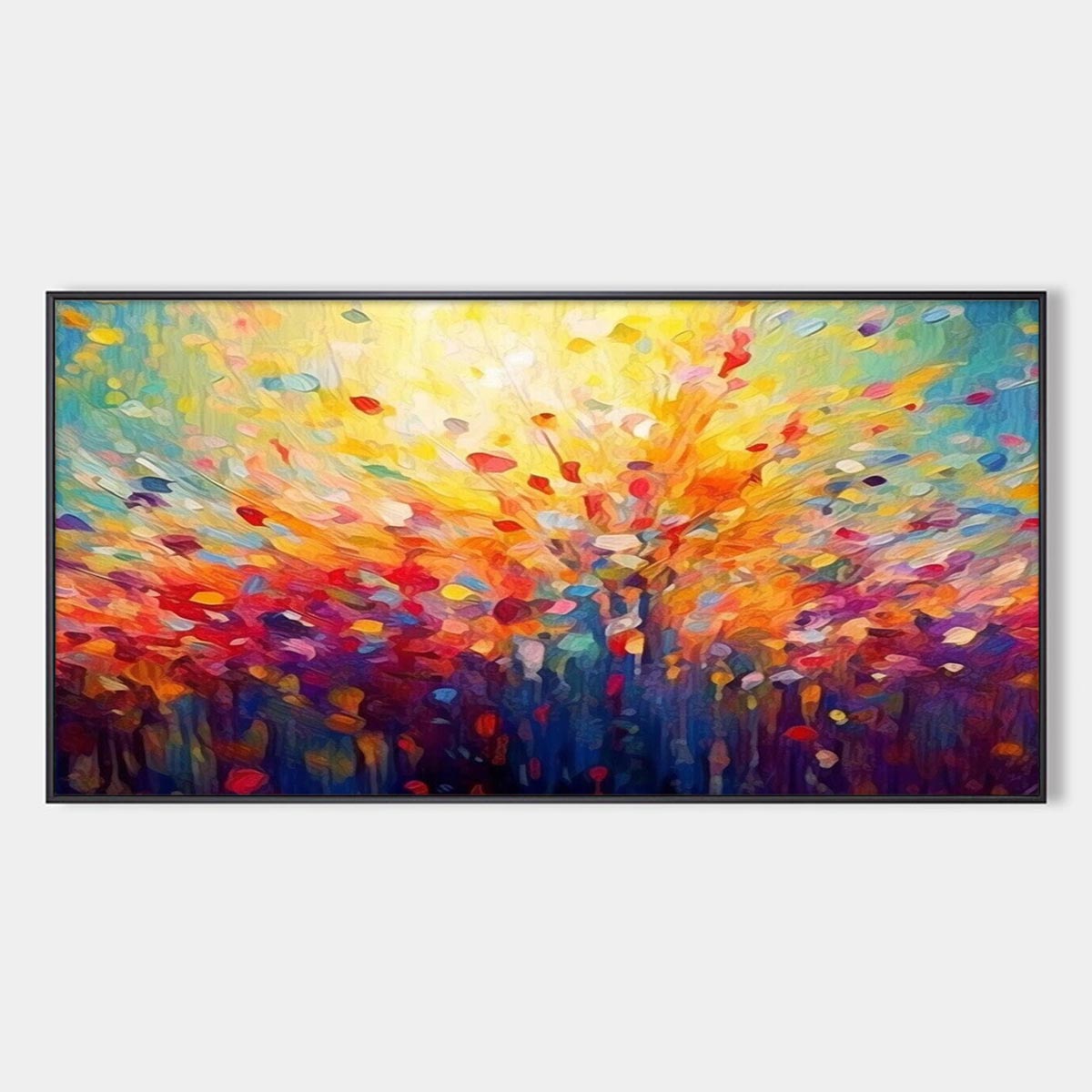 RADIANT DAWN: Abstract Oil Painting