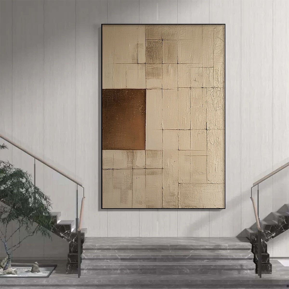 BALANCE: Minimalist Abstract Oil Painting