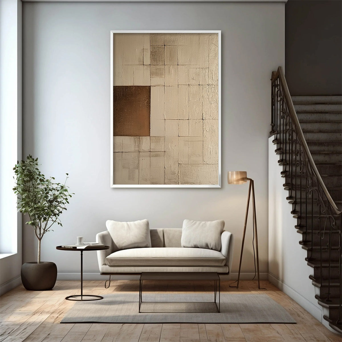 BALANCE: Minimalist Abstract Oil Painting