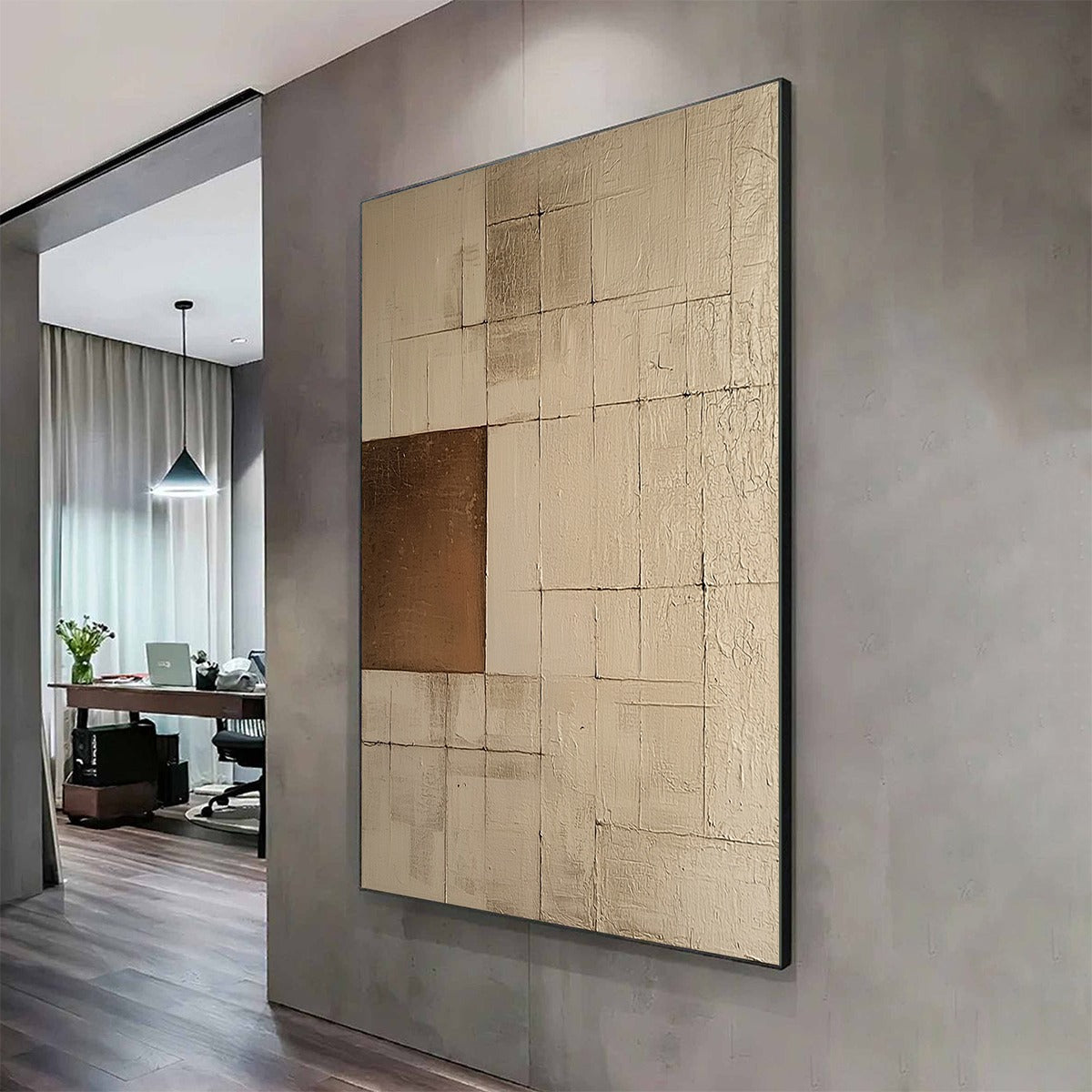 BALANCE: Minimalist Abstract Oil Painting