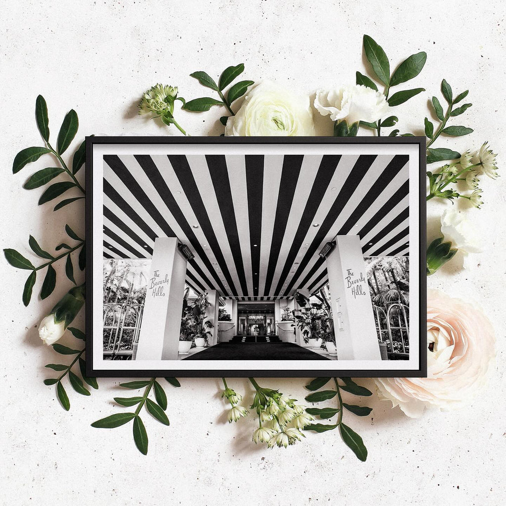 The Beverly Hills Hotel B/W