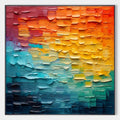 CHROMA FLOW: Textured Abstract Impasto Oil Painting