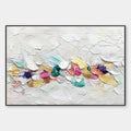 CONFETTI DREAM: Textured Abstract Painting in Pastel Rainbow