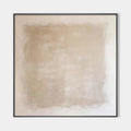DESERT SANDS: Minimalist Textured Painting in Beige