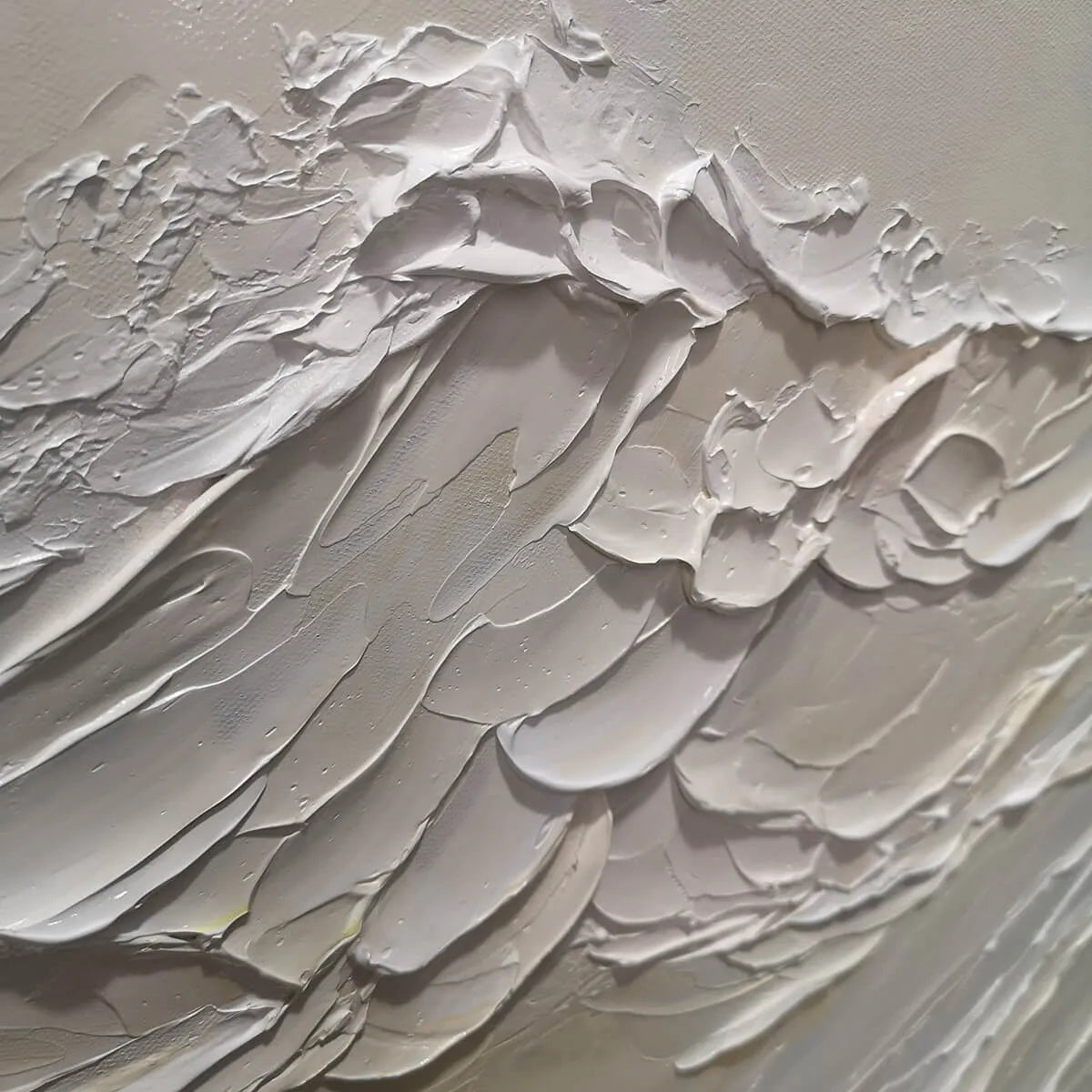 DESERT WINDS: Textured Landscape Impasto Oil Painting on Canvas