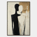 DUALITY: Abstract Figurative Textured Oil Painting