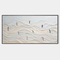 FAIRWAY VISTA: Textured Golf Course Landscape Painting for Office
