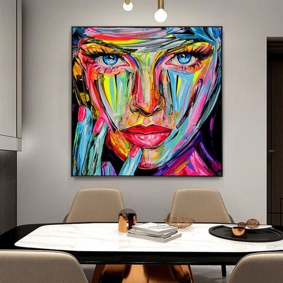 Face Abstract Wall Art