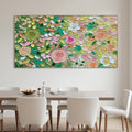 Ready to Ship | GARDEN RHAPSODY | 28''x56'' | 70x140cm | Gold Frame